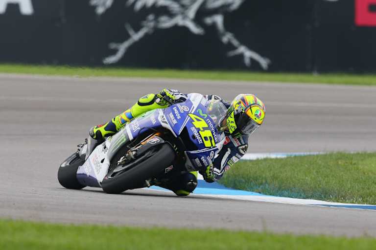 Valentino Rossi kämpfte mit harten Bandagen