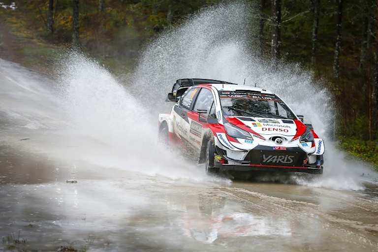 Kalle Rovanperä machte auf der «Power Stage» alle nass