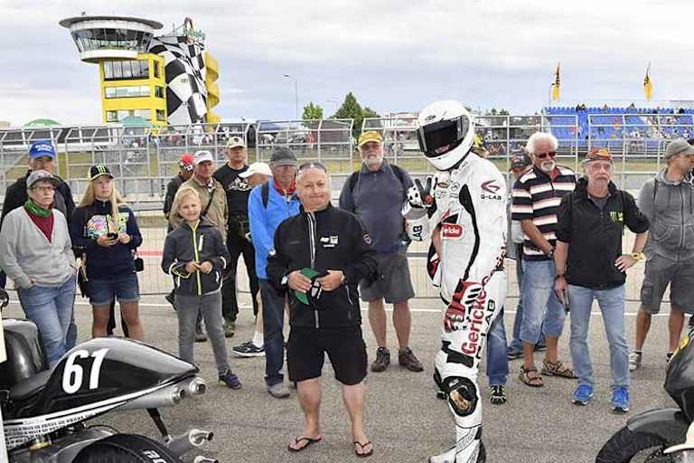 Peter Rubatto beim Sachsenring Classic