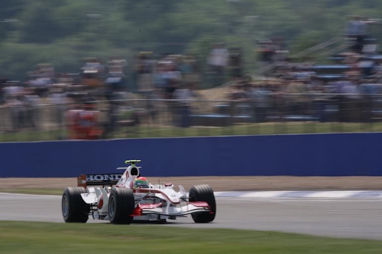Auflösung der Vorwoche: Sakon Yamamoto im Super Aguri, 2006 in Silverstone