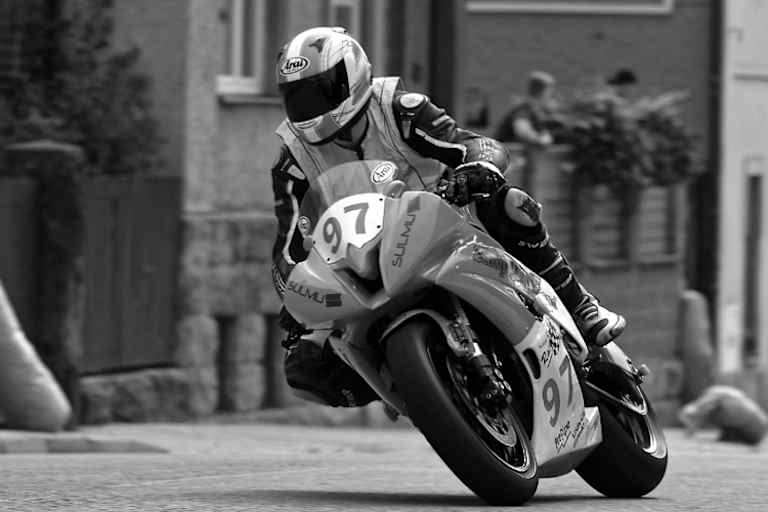 Sammy Ahonen kurz vor seinem folgenschweren Unfall in Horice