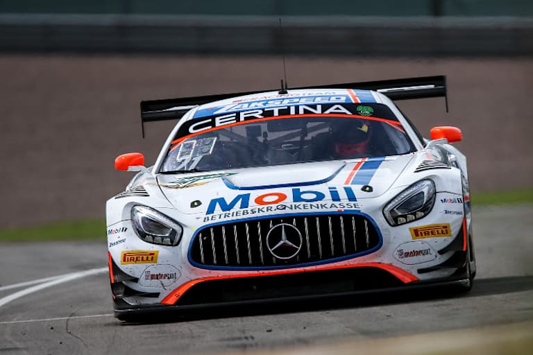 Der Mercedes-AMG GT3 von Luca Stolz/Luca Ludwig am Sachsenring