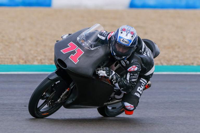 Ayumu Sasaki beim KTM-Debüt in Jerez im November