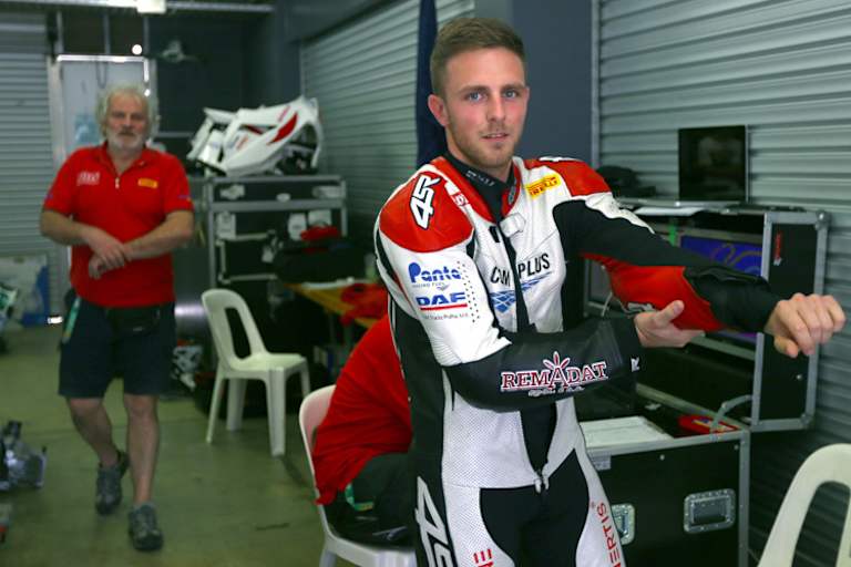 Kevin Wahr und Teamchef Jan Saska