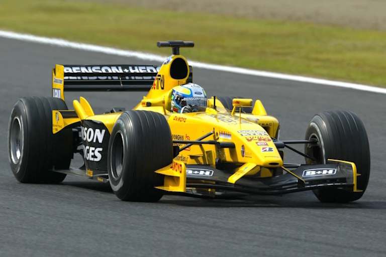 Satoshi Motoyama mit dem Jordan in Suzuka 2003