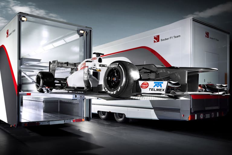 Der 2012er Sauber mit eigenem Getriebe