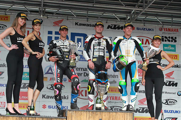 Das SBK Podest in Lauf 2