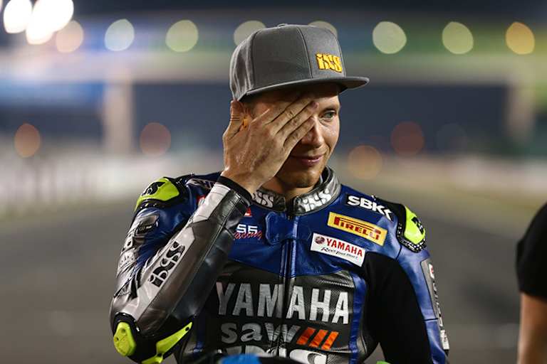 Erstmals in der IDM Superbike auf dem Podest: Suzuki-Pilot Dominic Schmitter (re.)