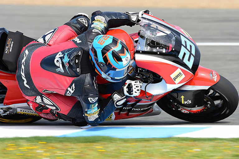 2016 auf Kalex: Schrötter mit seinem neuen Arbeitsgerät