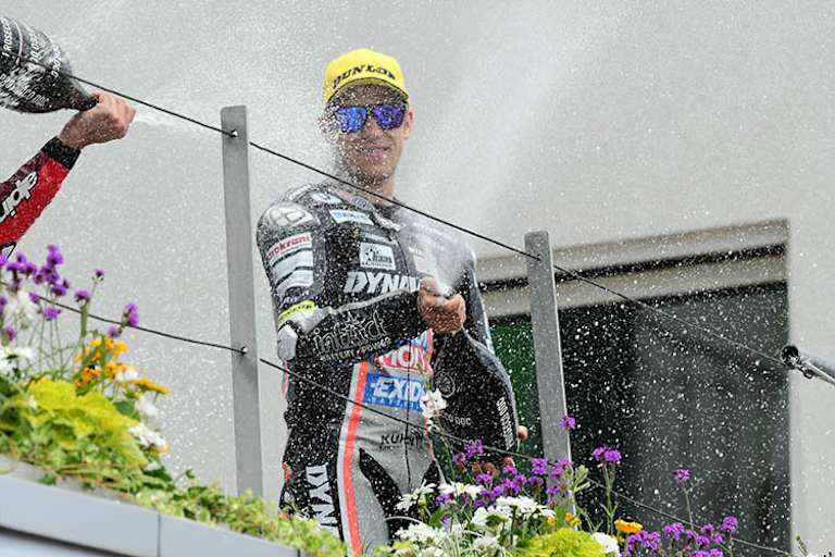 Endlich wieder auf dem Podest: Marcel Schrötter