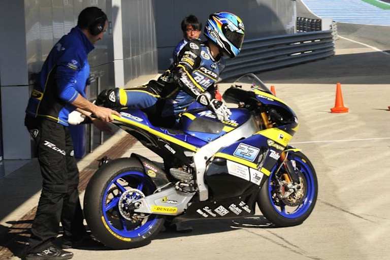 Tech3-Team: Vorderste Box in Jerez