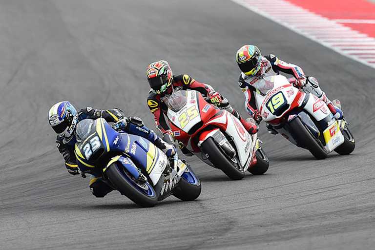 Schrötter in Misano auf der Mistral 610 des Tech3-Teams