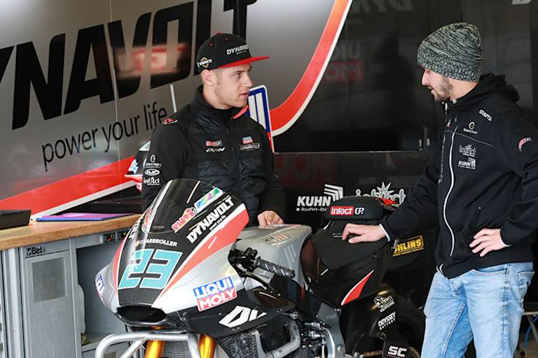 Das neue Intact-Team: Marcel Schrötter und Tom Lüthi