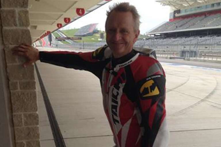 Schwantz, der 1993 mit Suzuki 500-ccm-Weltmeister wurde, in Austin