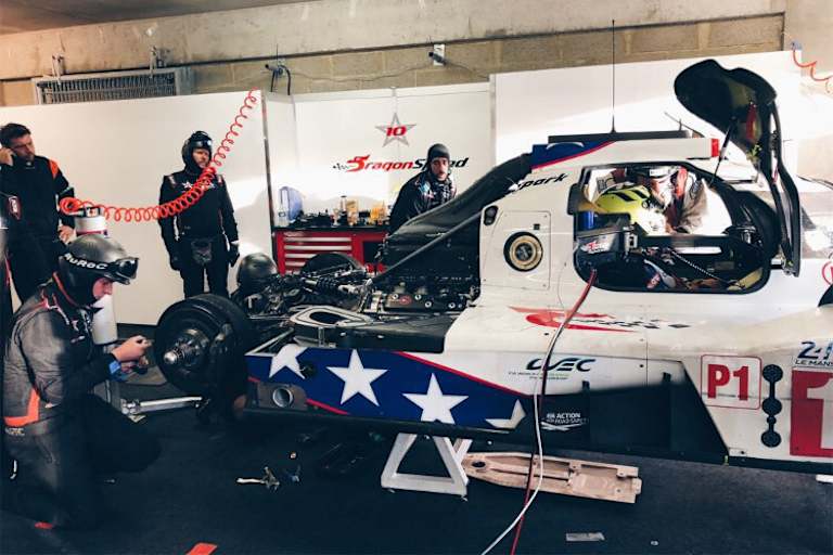 Verlor viel Zeit in der Box: Der BR1 von DragonSpeed