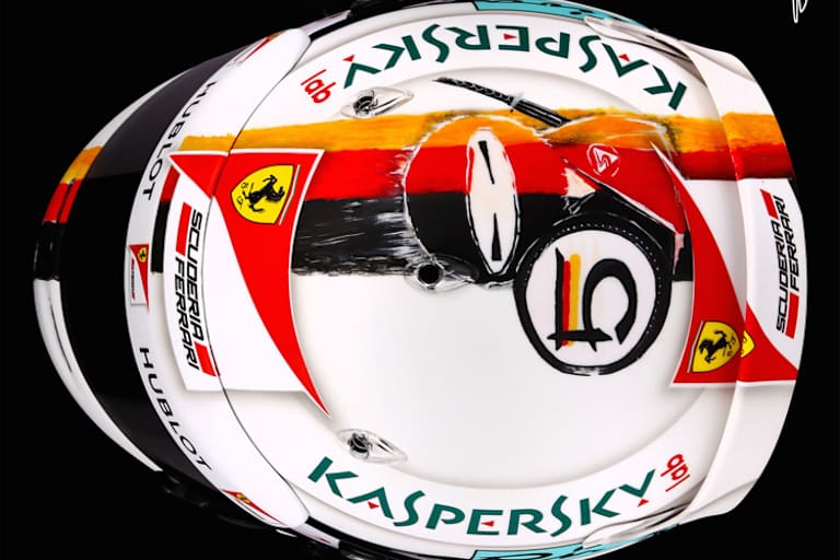 Der neue Helm von oben