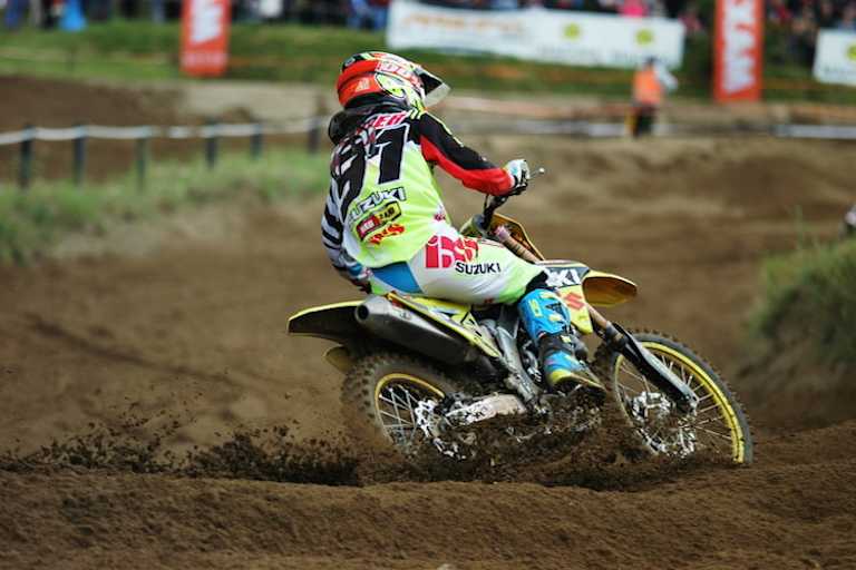 Beim MX Masters in Tensfeld fuhr Jeremey Seewer solide Ergebnisse ein