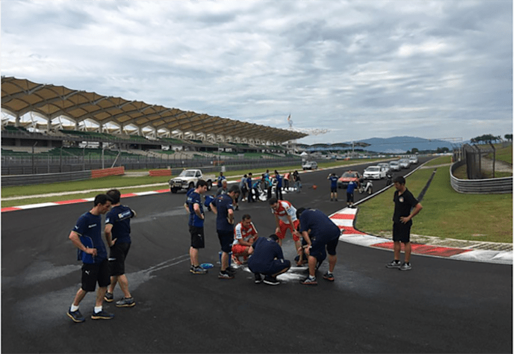 Der Sepang International Circuit wurde nach dem MotoGP-Test im Februar neu asphaltiert