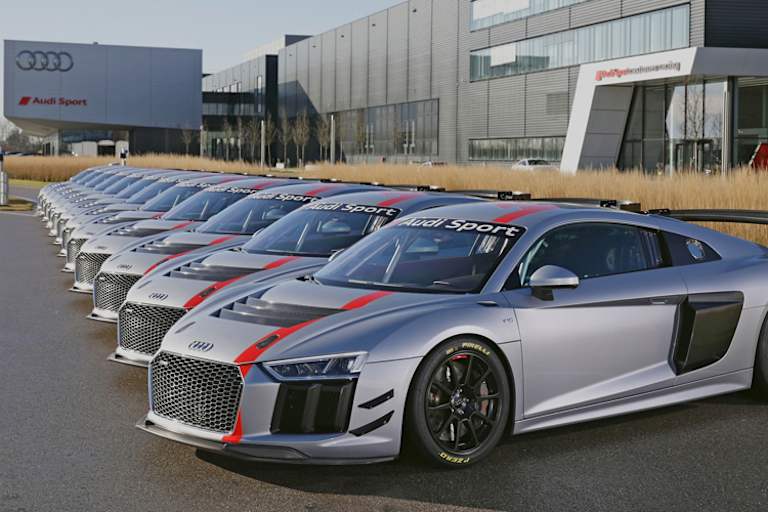Auch dabei: Der Audi Sport Seyffarth R8 LMS Cup