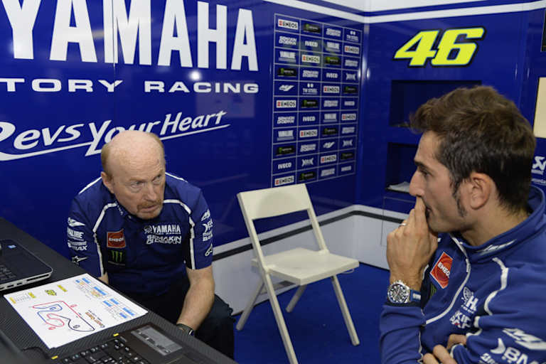 Die engsten Mitarbeiter von Valentino Rossi: Crew-Chief Silvano Galbusera und Data-Recording-Mann Matteo Flamigni