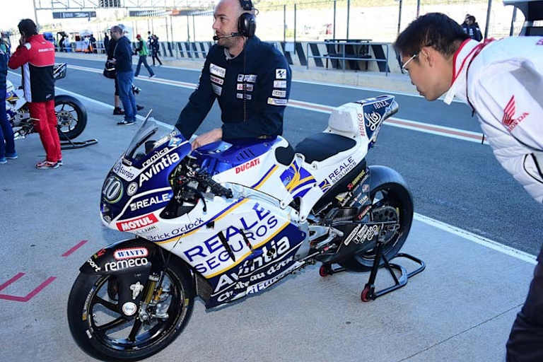 Simeons Ducati beim Valencia-Test am Dienstag
