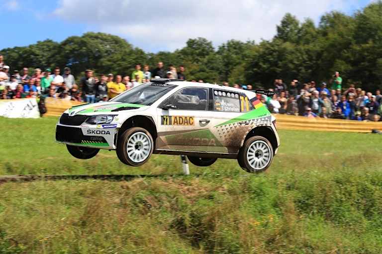 Fabia Kreim 2017 bei der Rallye Deutschland