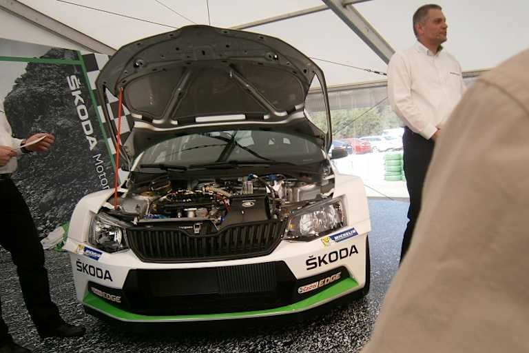 Das «Kraftwerk» des Skoda Fabia R5