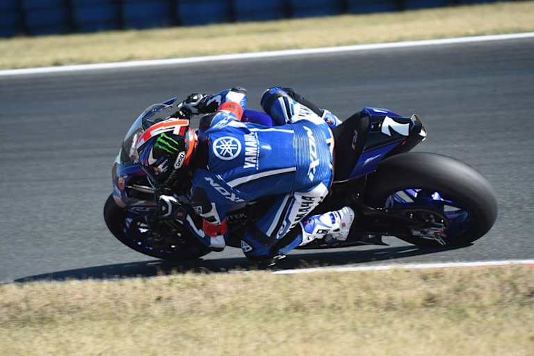 Bradley Smith auf der Yamaha YZF-R1