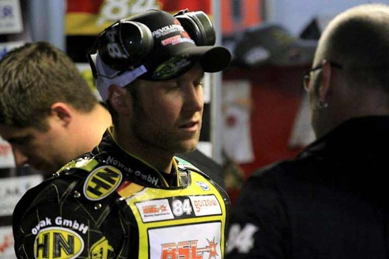 Martin Smolinski in der Box beim Bromberg-GP