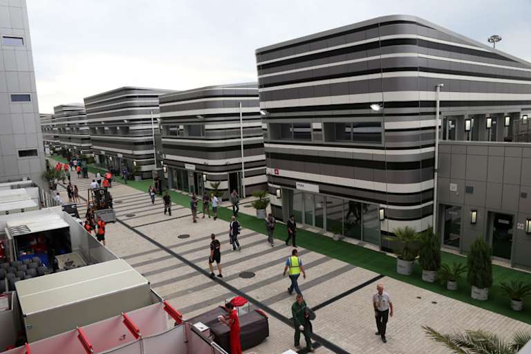 Im Fahrerlager von Sotschi