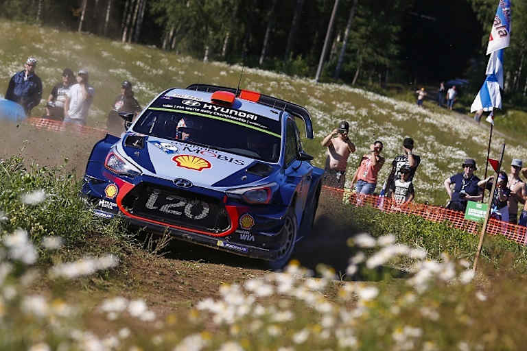 Dani Sordo musste in Finnland kämpfen