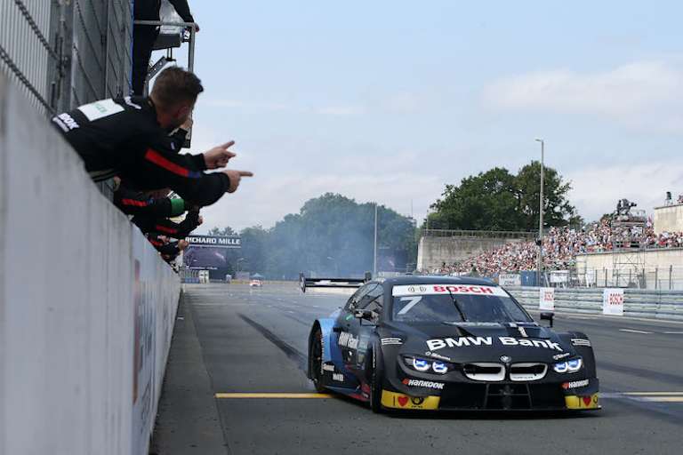 Seit Jahren das Markenzeichen: Spenglers schwarzer BMW