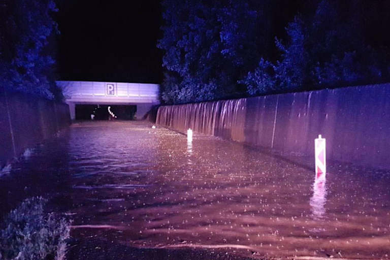 Dramatische Szenen: Überschwemmungen an der GP-Strecke in Spielberg