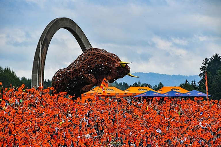Red Bull Ring in Spielberg: Auch die KTM-Fans kamen auf ihre Kosten