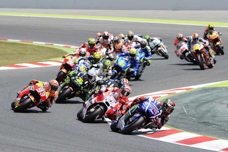 Das MotoGP-Feld 2015 in Barcelona mit 25 Piloten: In den nächsten zwei Jahren ändert sich einiges