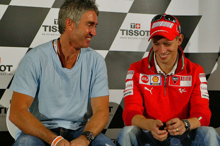 Landsmäner unter sich: Doohan und Stoner 2008