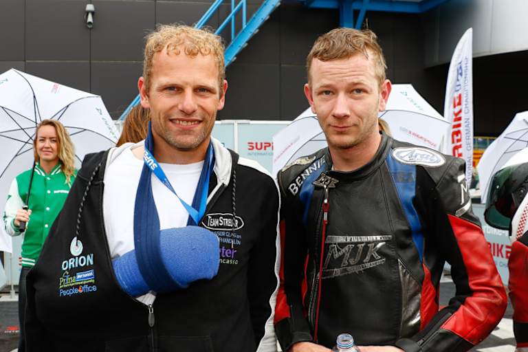 Streuer (re.) mit Beifahrer Geert Koerts