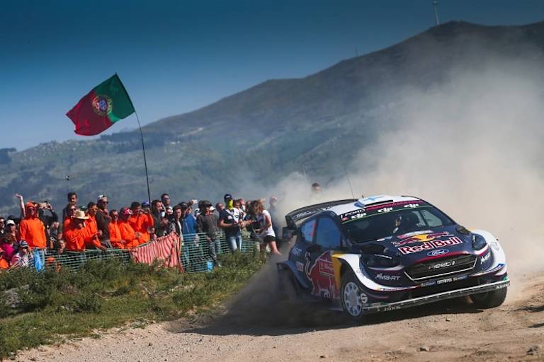 Teemu Suninen fuhr in Portgal erstmals aufs Podium