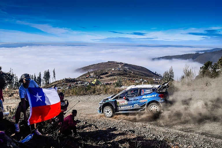 Teemu Suninen mit starker Leistung in Chile