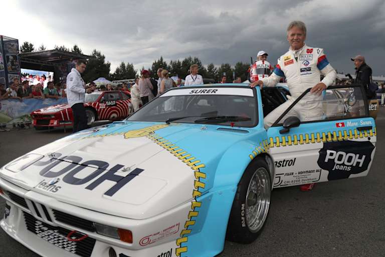 Marc Surer bei der Legenden-Parade 2016 auf dem Red Bull Ring