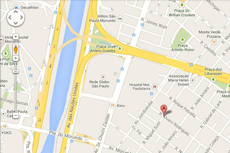 Die Sutil-Strasse im Stadtteil Morumbi