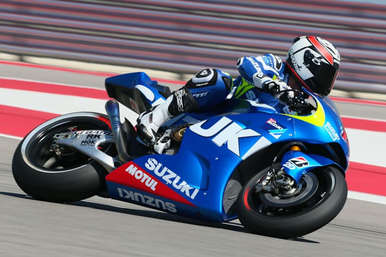 Randy de Puniet auf der MotoGP-Suzuki