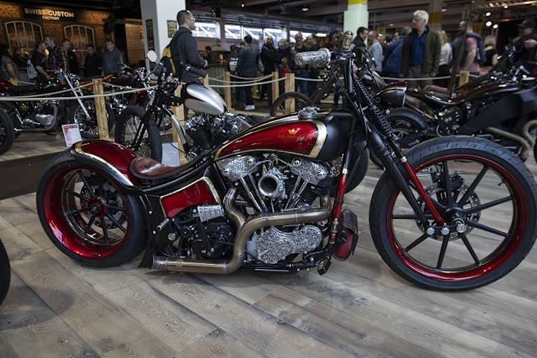 An der Parallelmesse Swiss-Custom sind nicht nur Chopper und Cruiser zu sehen, sondern auch unanständig schnelle Maschinen auf zwei Rädern 