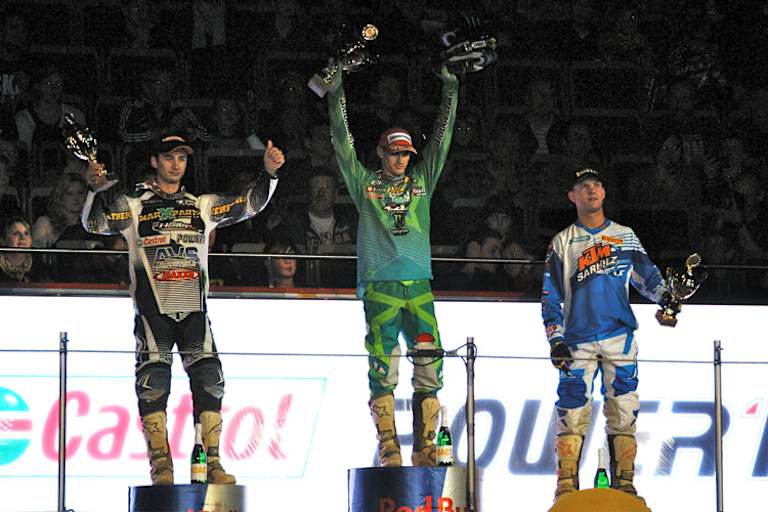 Sieger Sulivan Jaulin: Kein Champagner bei der Siegerehrung