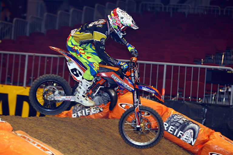 Der Lokalmatador Nils Viertel (SX3)