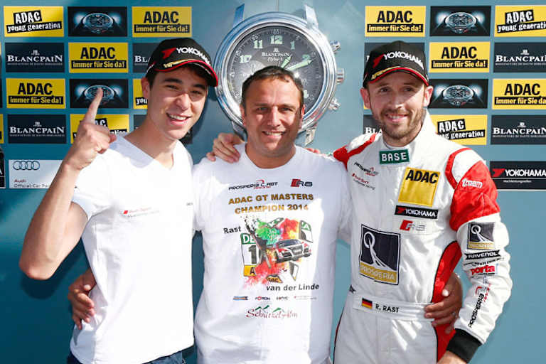 Champions van der Linde, Christian Abt und René Rast