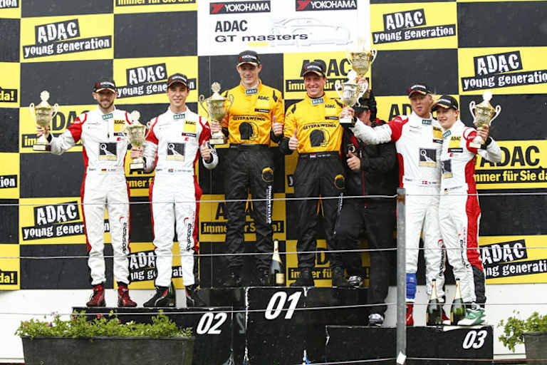 Podium in Zandvoort am Sonntag