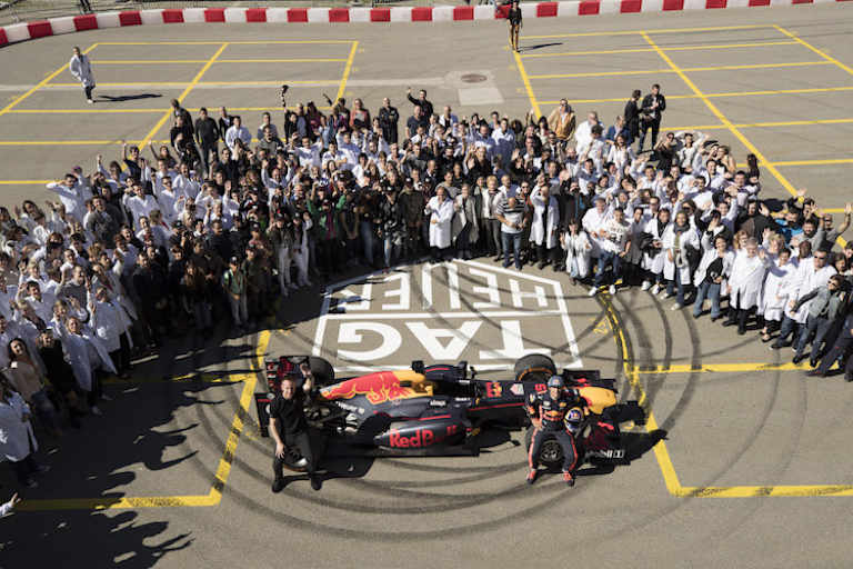 Red Bull Racing-Schaulauf bei TAG Heuer in La Chaux-de-Fonds