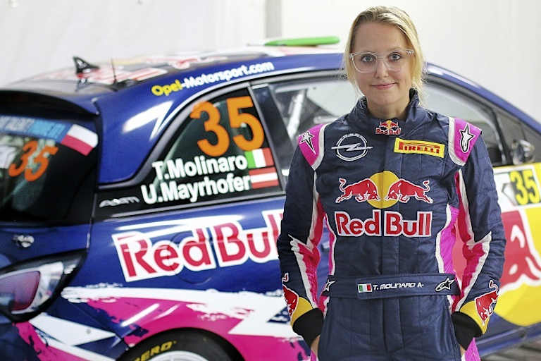 Die Opel-Werkspilotin Tamara Molinaro