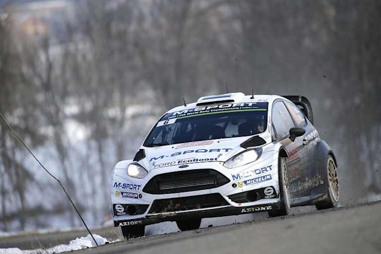 Ott Tänak beim Test in Italien